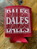 Dale's 12oz Declaration Red Koozie